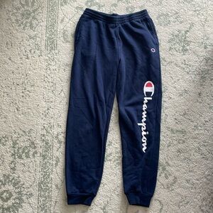 Navy Champion Sweatpants